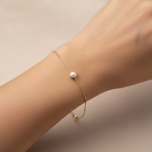 Pearl Bracelet (4mm Freshwater pearl | 7 inches | 2gm)