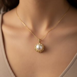 Pearl Pendant (8mm Freshwater pearl | 3.9gm)